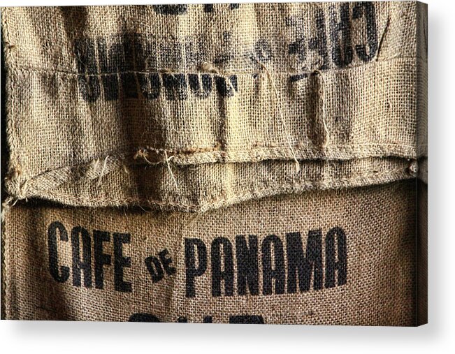 Cafe De Panama Acrylic Print featuring the photograph Cafe de Panama by Tatiana Travelways