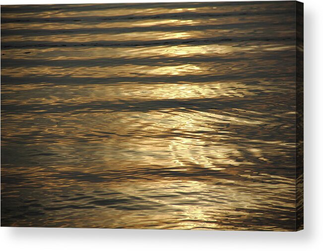 Water Acrylic Print featuring the photograph Calming Water Absract by Angela Murdock