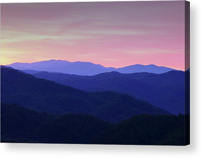 Smoky Mountains Acrylic Print featuring the photograph New Beginning by Mike Eingle