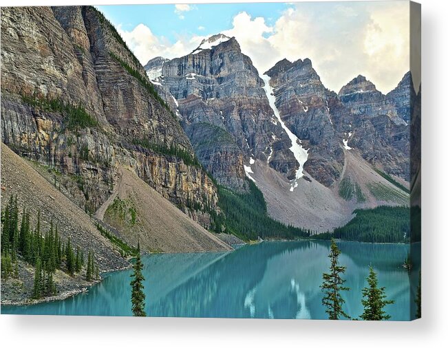 Mountains Acrylic Print featuring the photograph Canadian Rocky Mountain Range by Frozen in Time Fine Art Photography