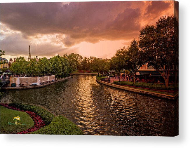 Amusement Parks Acrylic Print featuring the photograph Canal by Jim Thompson