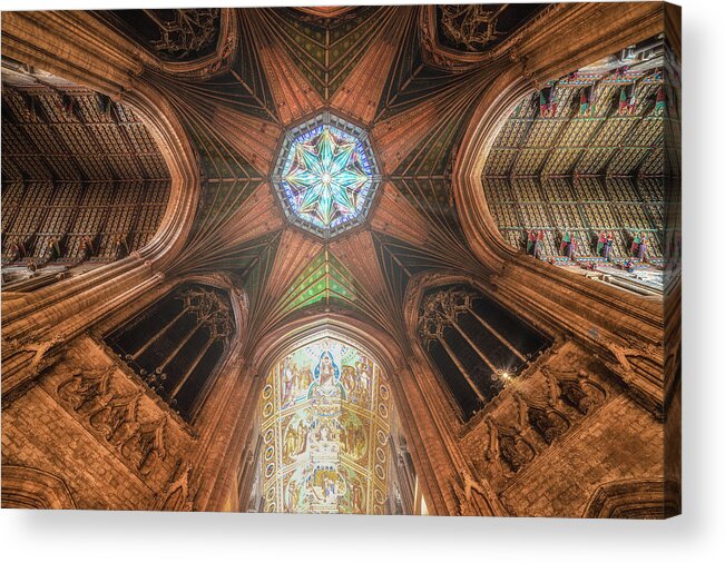 Arch Acrylic Print featuring the photograph Candlemas - Octagon by James Billings