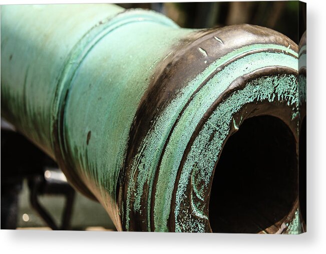 Cannon Acrylic Print featuring the photograph Cannon at Chickamauga by Joni Eskridge