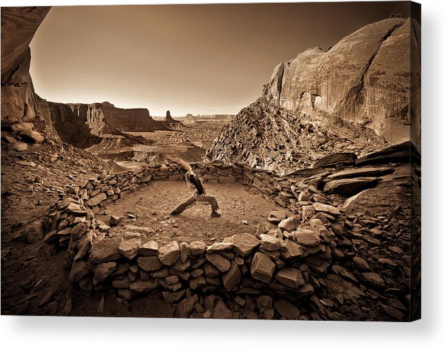 Canyonlands Acrylic Print featuring the photograph Canyonlands Kiva by Whit Richardson