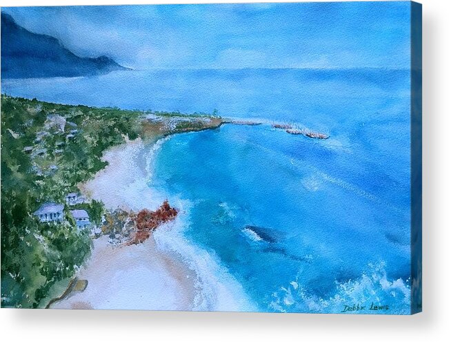 Cape Town Acrylic Print featuring the painting Cape Town Impressions by Debbie Lewis