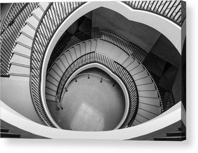 Washington Dc Acrylic Print featuring the photograph Capitol Stairs by Frank Mari