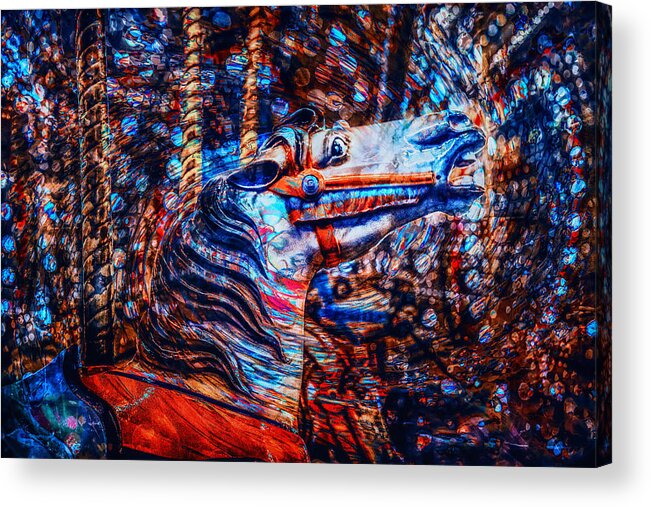 Rides Acrylic Print featuring the photograph Carousel Dream by Michael Arend