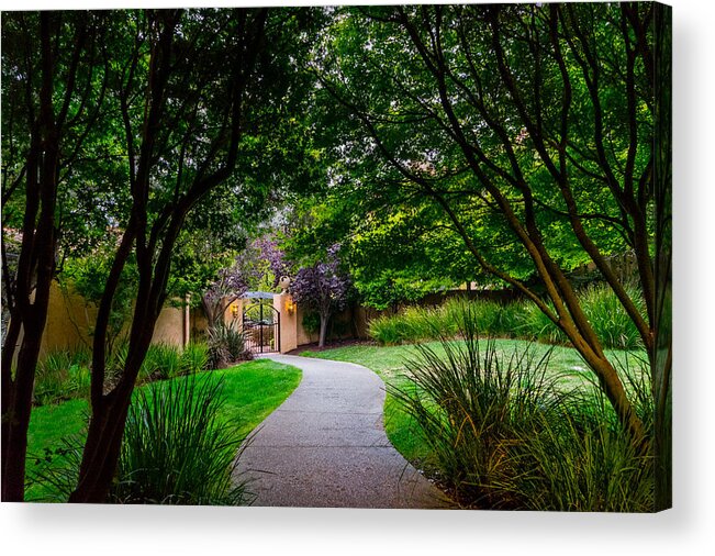 Secret Gardens Acrylic Print featuring the photograph Casa Palmero by Derek Dean