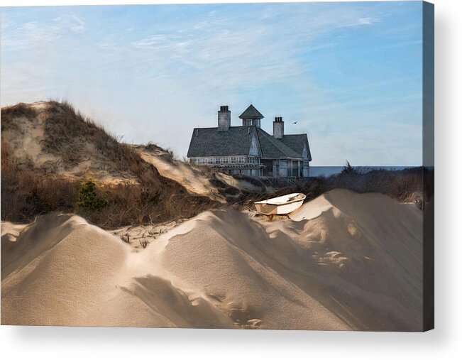 Sand Acrylic Print featuring the photograph Castle in the Sand by Robin-Lee Vieira