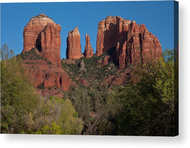 Sedona Acrylic Print featuring the photograph Cathedral Rock by Suzanne Stout