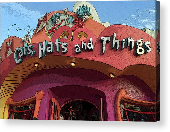 Cats Hats And Things Acrylic Print featuring the photograph Cats Hats and Things by Aimee L Maher ALM GALLERY