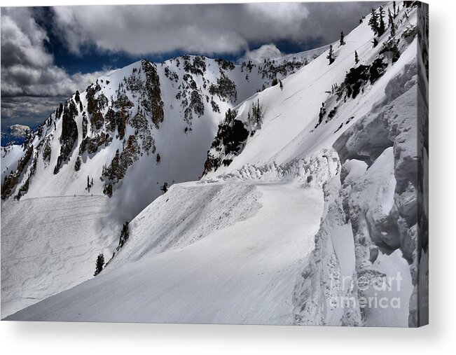 Powder Paradise Acrylic Print featuring the photograph Catwalk To Powder Paradise by Adam Jewell