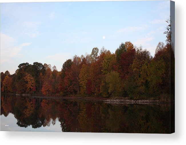 Centennial Acrylic Print featuring the photograph Centennial Lake Autumn - Northeast Colors by Ronald Reid