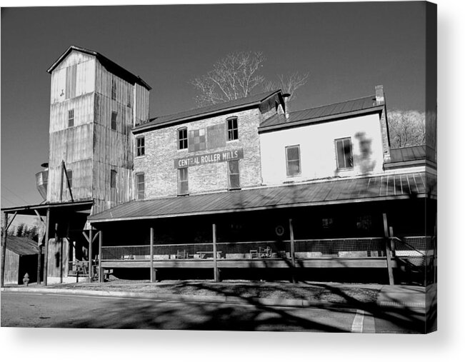  Acrylic Print featuring the photograph Central Roller Mill 2 by Rodney Lee Williams