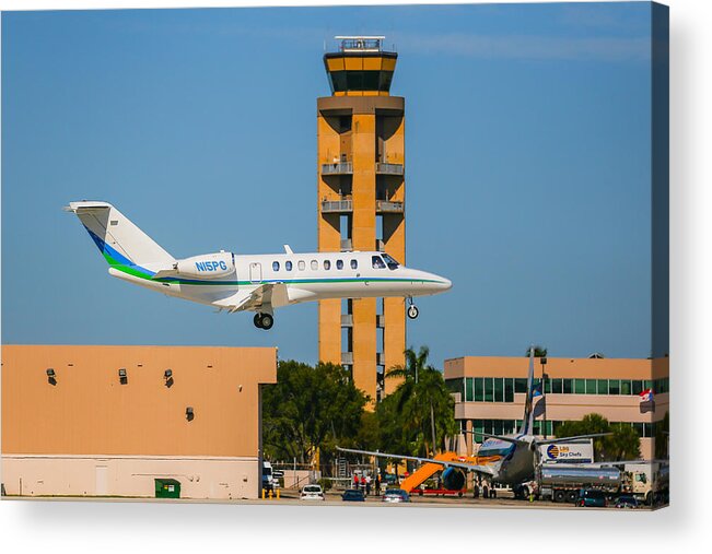 Cessna Citation Acrylic Print featuring the photograph Cessna Citation by Dart Humeston