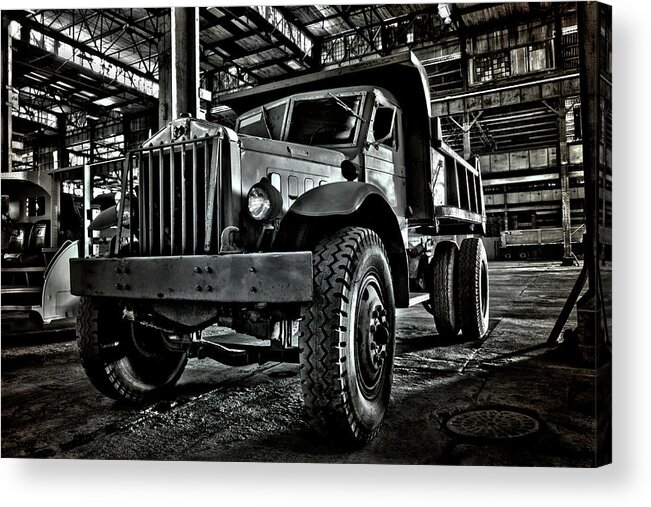 Truck Acrylic Print featuring the photograph Chain Drive Sterling by Luke Moore