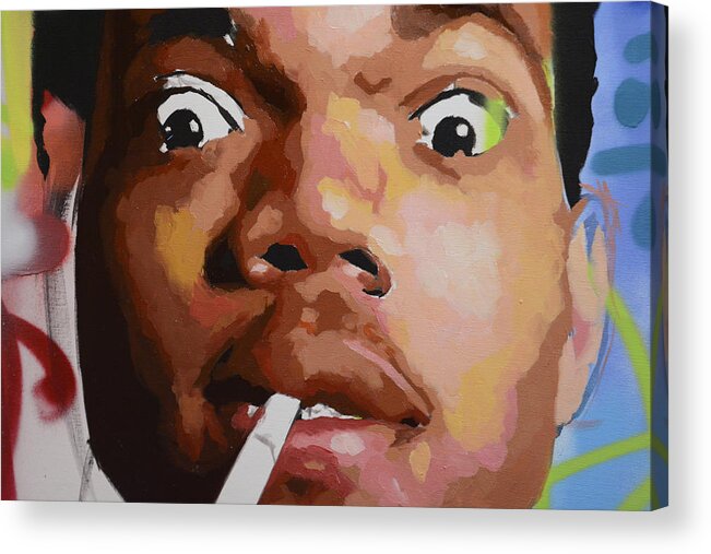 Biggie Acrylic Print featuring the painting Chance by Richard Day