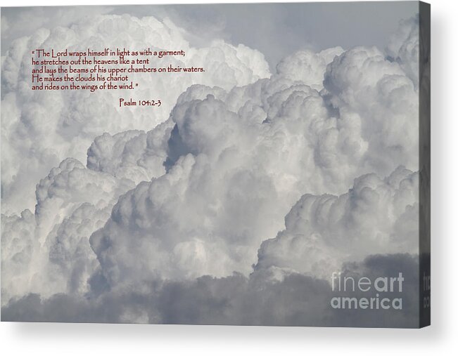 Clouds Acrylic Print featuring the photograph Chariot Clouds by Rick Rauzi