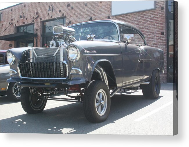 Chevy Acrylic Print featuring the photograph Chevrolet Gasser by Jeff Floyd CA