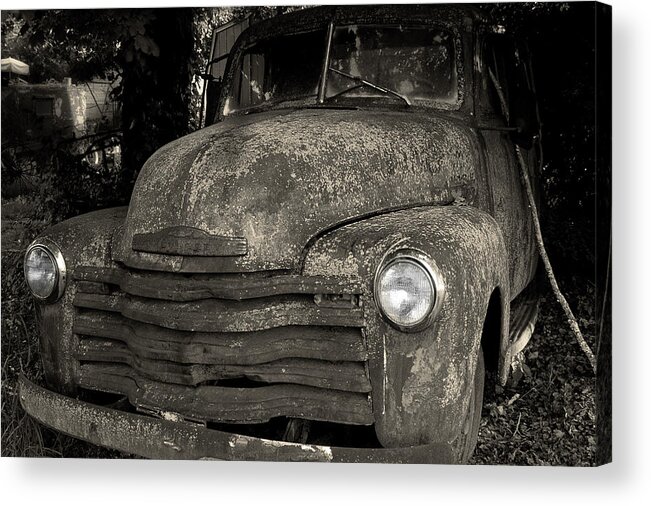 Truck Acrylic Print featuring the photograph Chevy 3100 by Mike Eingle