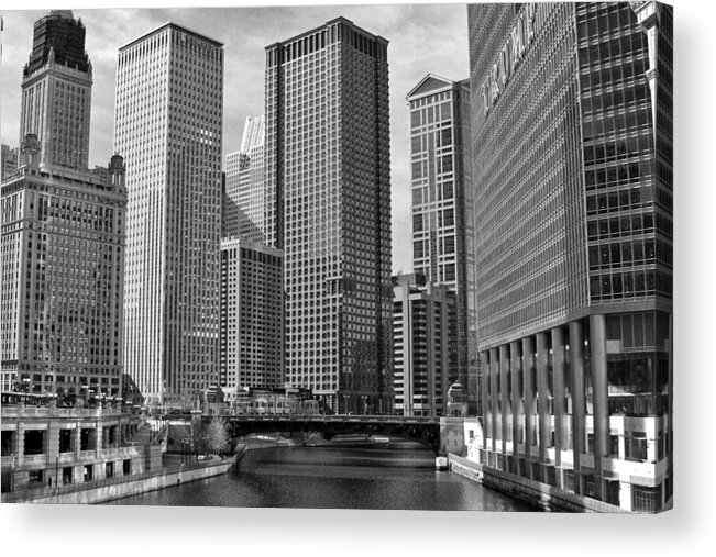 Chicago Acrylic Print featuring the photograph Chicago River by Jackson Pearson