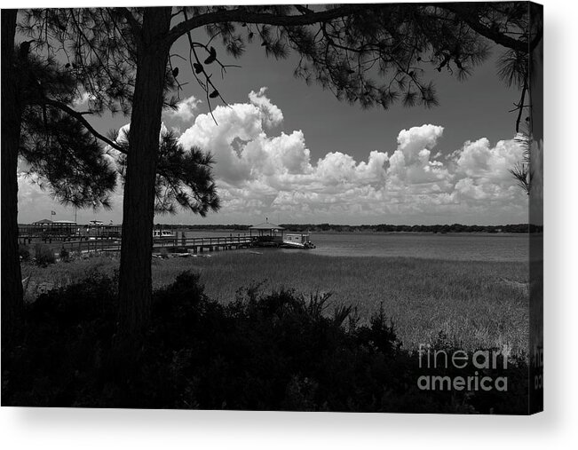 Sullivan's Island Acrylic Print featuring the photograph Childhood Memories on the Water by Dale Powell