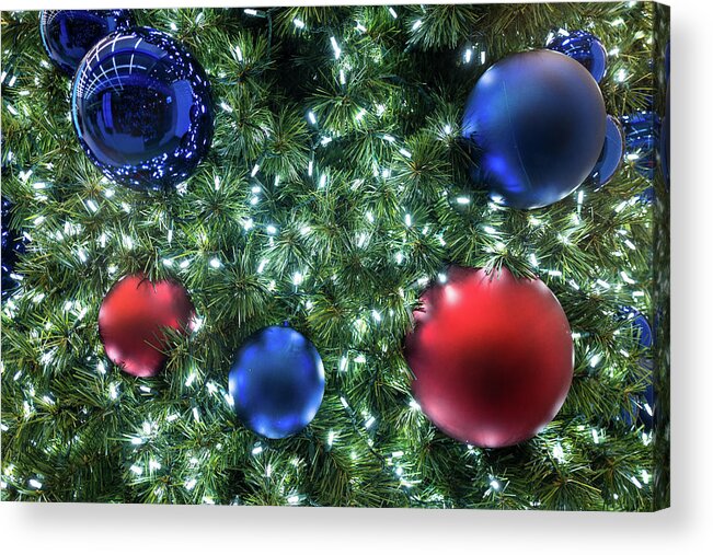 Xmas Acrylic Print featuring the photograph Christmas Display 2 by M G Whittingham