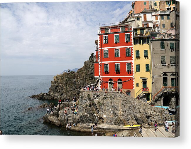 Cinque Terre Acrylic Print featuring the photograph Cinque Terre 1 by Andrew Fare