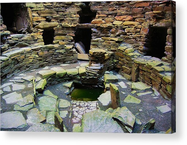 Mousa Broch Acrylic Print featuring the photograph Circular Mystery by HweeYen Ong