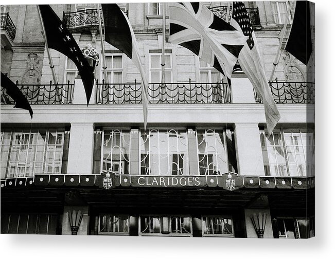 London Acrylic Print featuring the photograph Claridge's Hotel by Shaun Higson