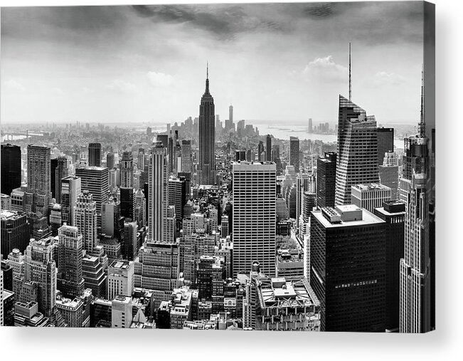 Empire State Building Acrylic Print featuring the photograph Classic New York by Az Jackson