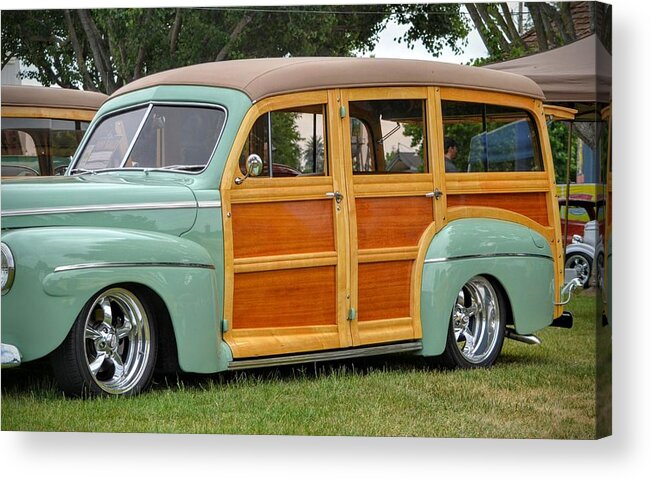 Car Acrylic Print featuring the photograph Classic Woodie by Dean Ferreira