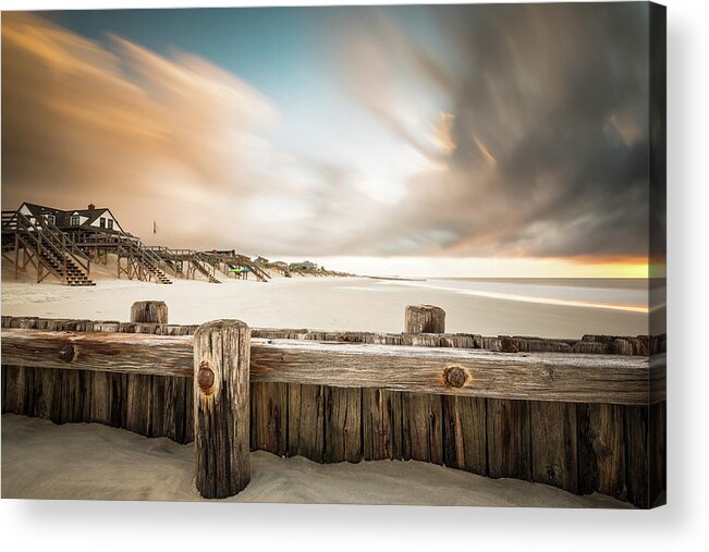 Pawleys Island Acrylic Print featuring the photograph Clearing out the rain by Ivo Kerssemakers