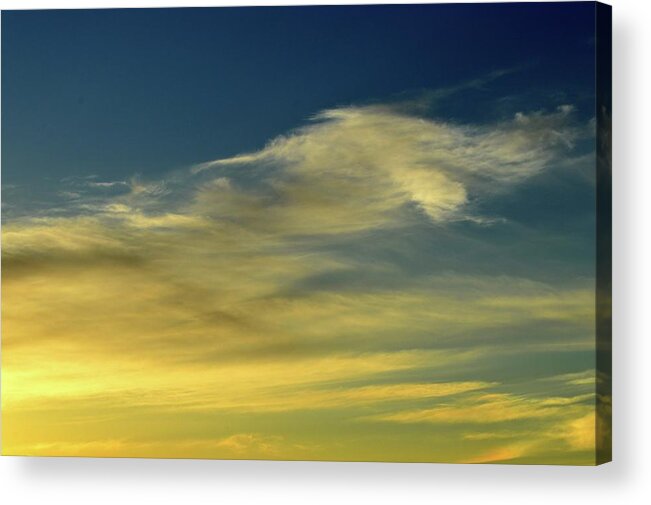Abstract Acrylic Print featuring the photograph Cloud Composition Two by Lyle Crump