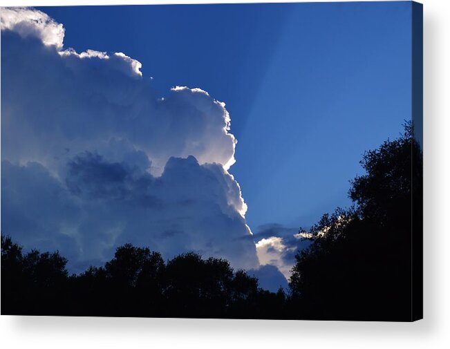 Cloud Highlights Acrylic Print featuring the photograph Cloud Highlights by Warren Thompson