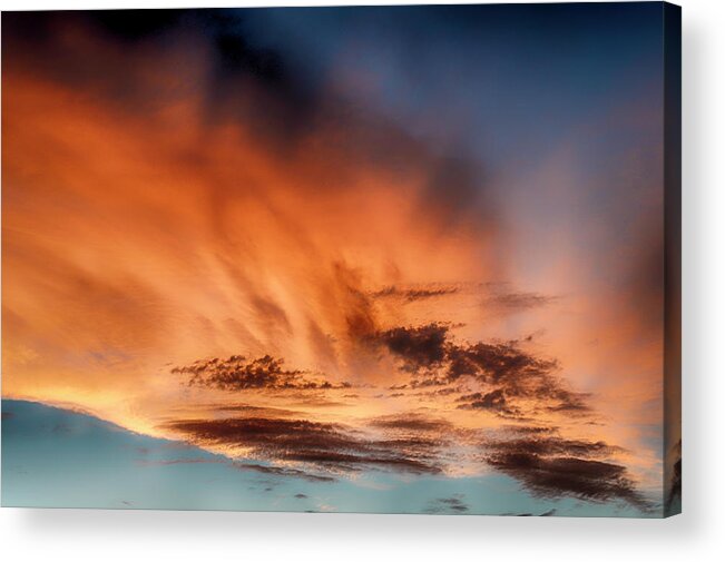 Clouds Acrylic Print featuring the photograph Clouds 2 by Michael Newberry