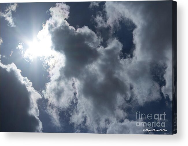 Cloud Phenomenon Acrylic Print featuring the photograph Clouds and Sunlight by Megan Dirsa-DuBois