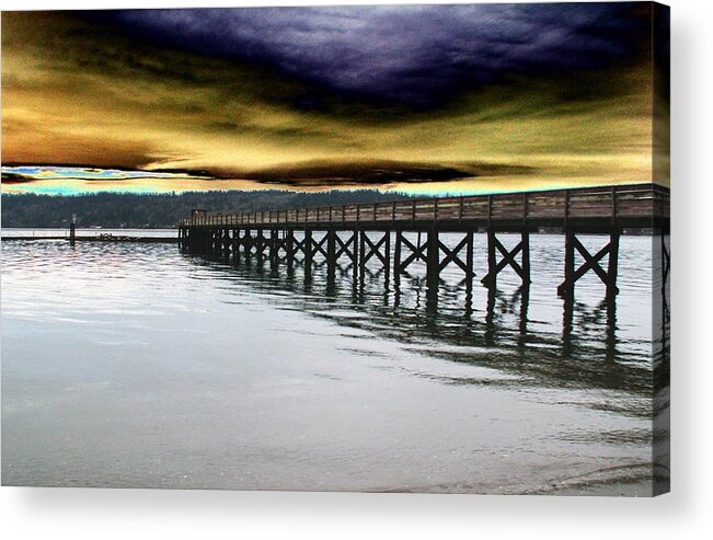 Clouds Acrylic Print featuring the photograph Clouds Over Illahee by Tim Allen