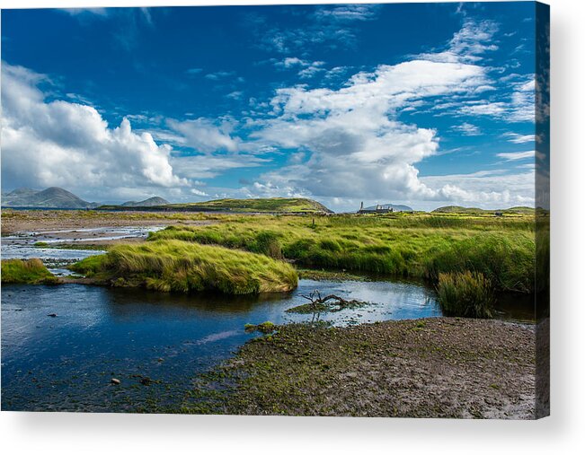 Ireland Acrylic Print featuring the photograph Coastal Landscape in Ireland by Andreas Berthold