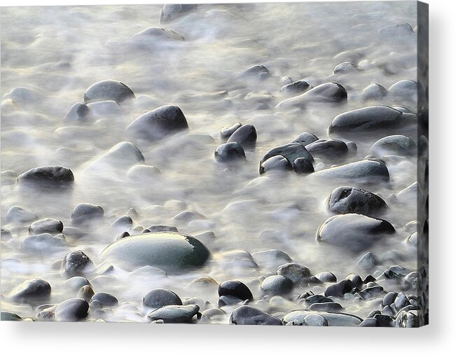 Cobble Acrylic Print featuring the photograph Cobbles in the mist by Brian Pflanz