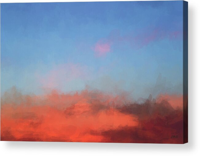 Abstract Acrylic Print featuring the photograph Color Abstraction XLVII - Sunset by David Gordon