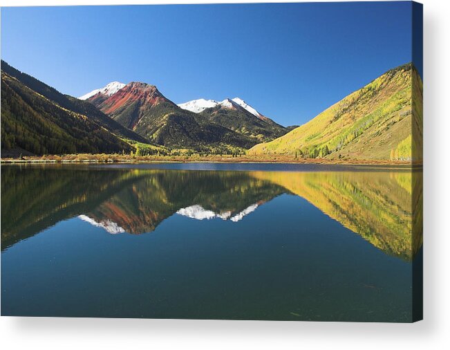 Colorado Acrylic Print featuring the photograph Colorado Reflections by Steve Stuller