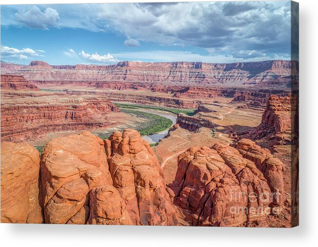 4wd Acrylic Print featuring the photograph Colorado River and Chicken Corner Trail by Marek Uliasz