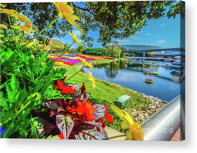 Epcot Acrylic Print featuring the photograph Florida #3 by Buddy Morrison