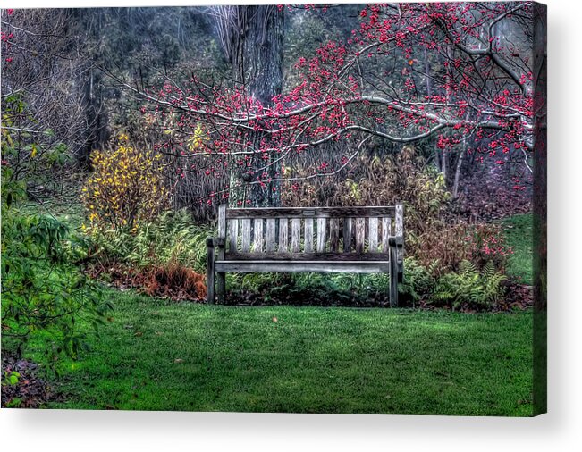 Landscape Acrylic Print featuring the photograph Come Sit with Me by Jeff Cooper