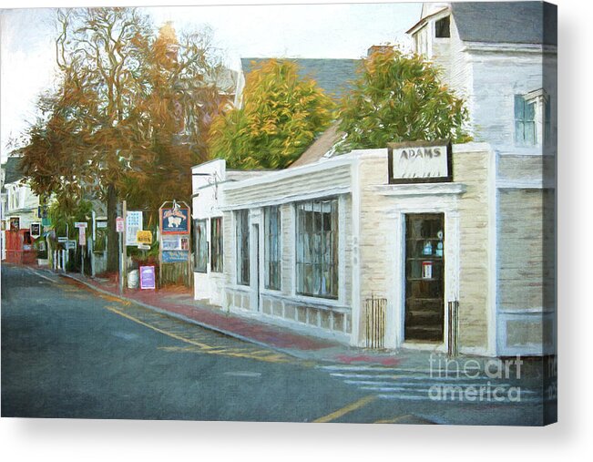 Provincetown Acrylic Print featuring the photograph Commercial St. #2 by Michael James