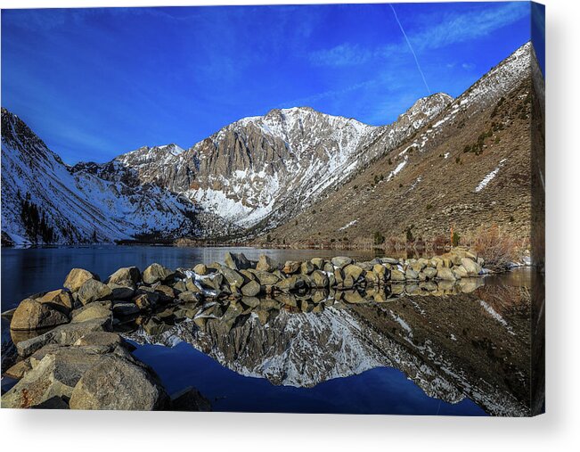 Lake Acrylic Print featuring the photograph Convict Lake by Mark Joseph