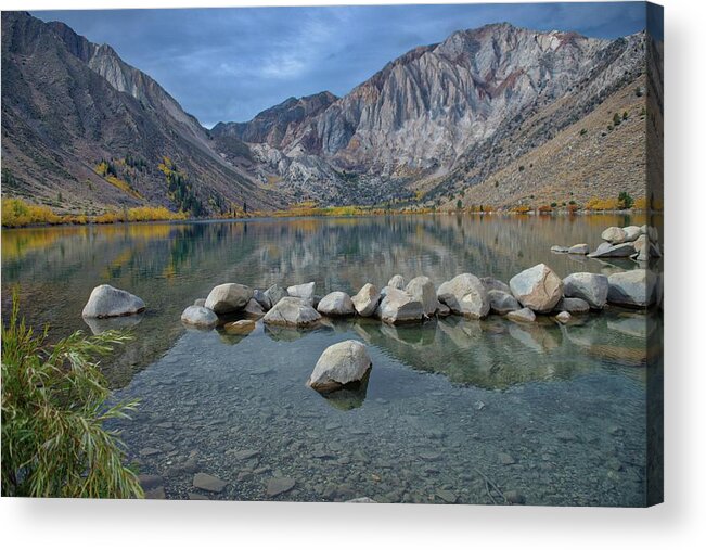 Fall Acrylic Print featuring the photograph Convict Lake by Patricia Dennis