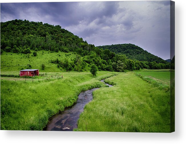  Acrylic Print featuring the photograph Coon Valley by Dan Hefle