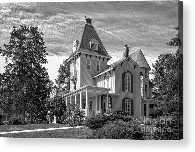 Cornell College Acrylic Print featuring the photograph Cornell College President's House by University Icons
